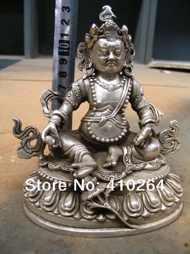 

[Nice Discount ] Tibet silver Collections Buddha Bronze Statue