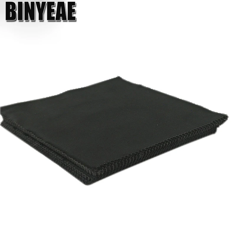New high quality black lens cloth cleaning microfiber glasses cloth