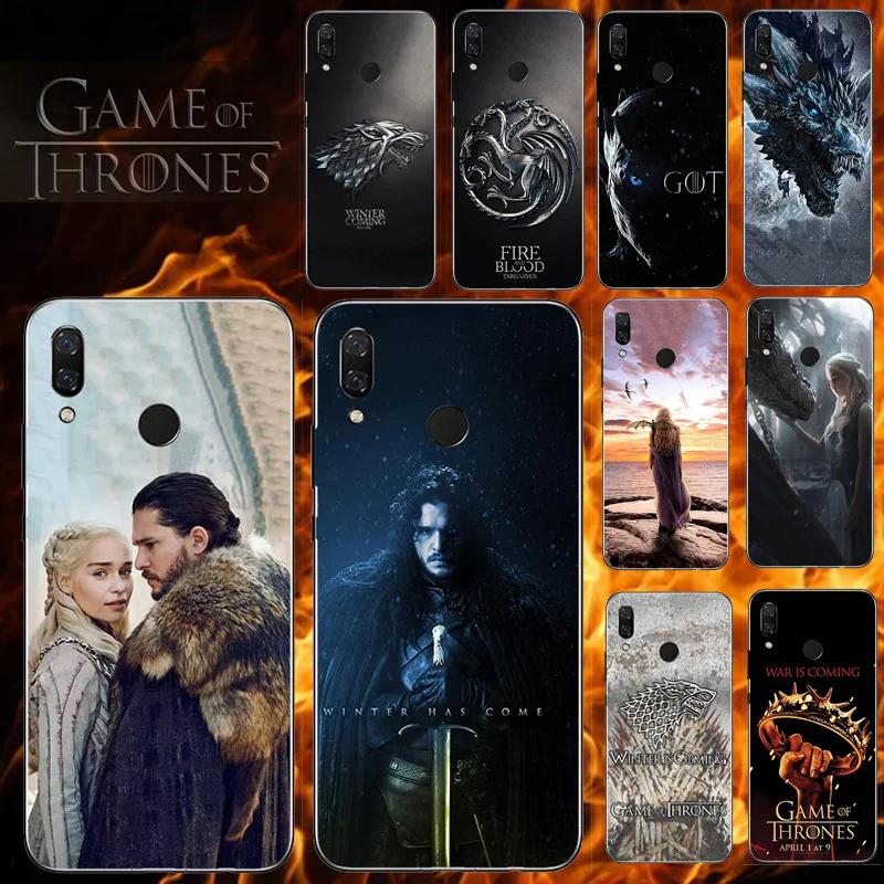 

Phone Case For Huawei Mate 20 20X 10 9 8 Pro Lite S RS Nova 4 3 3i 2 P Smart Plus 2019 2018 G8 G9 Game Of Thrones Seasons Cover