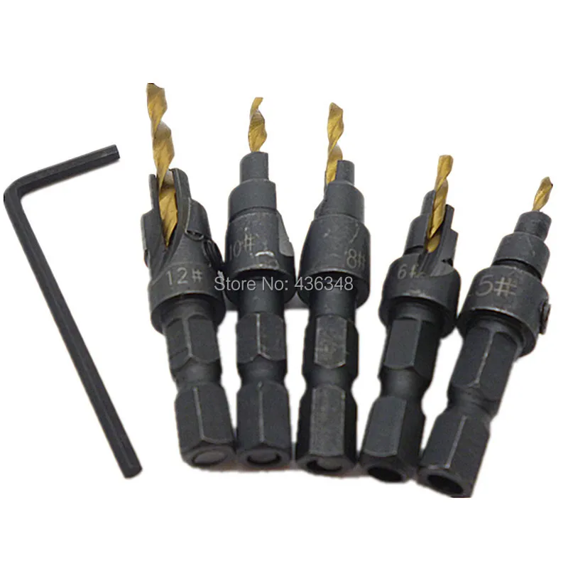 Countersink Drill Bit Set