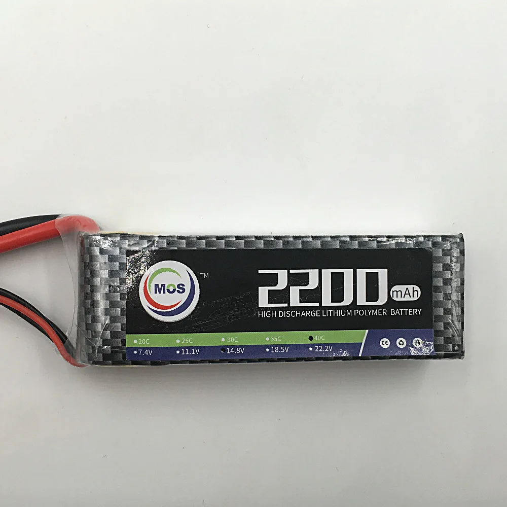 MOS 4S lipo battery 14 8v 2200mAh 40C For font b rc b font helicopter font