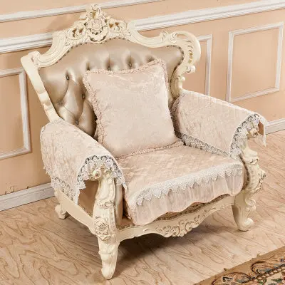Высокое качество, европейский диван, наволочка, набор угловых диванов, наволочка для дивана, вышитая L форма, чехол для дивана - Цвет: Quilting white