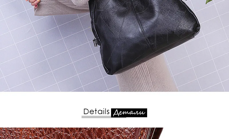 Vintage Women Genuine Leather bag_15
