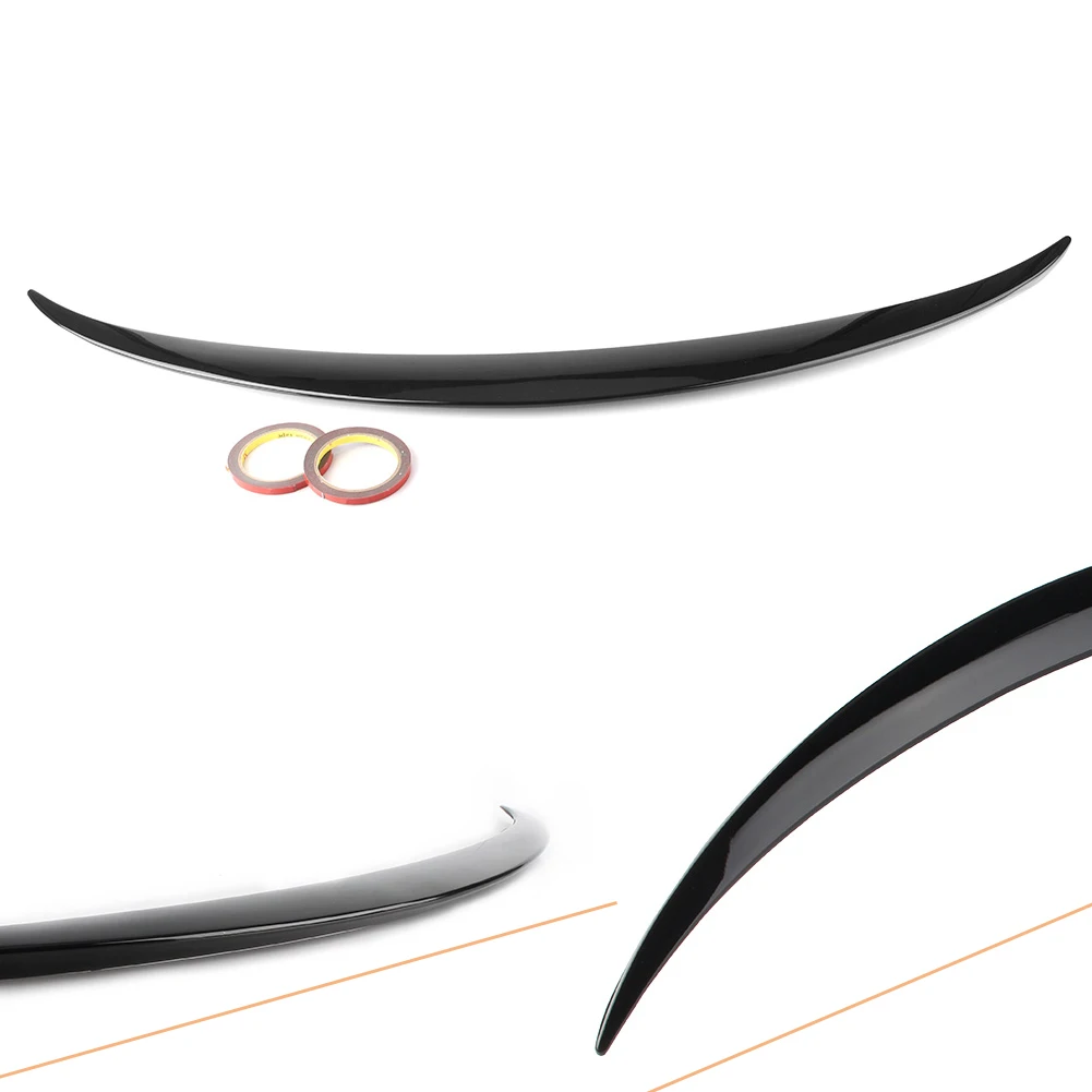 

Car Rear Trunk Spoiler For Mercedes Benz W205 C-Class C300 C400 C200 C180 2015 2016 2017 Glossy Black Auto Accessories