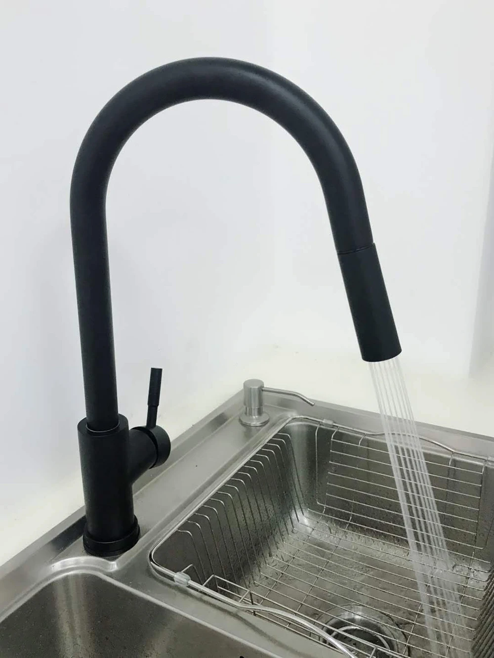 Black Touch Kitchen Faucet  (2)