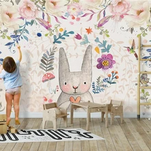 Beibehang пользовательские скандинавские модные обои воздушные шарики в виде животных детский дом фон papel де parede обои домашний декор behang