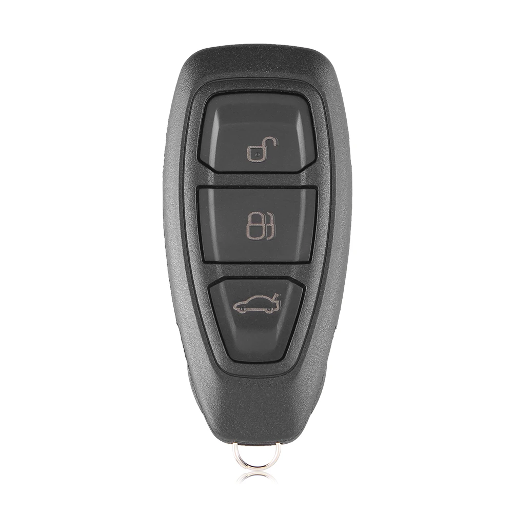 KEYYOU ключ оболочка Крышка Fob 3 кнопки для Ford Focus C-Max Mondeo Kuga Fiesta Замена смарт-чехол для дистанционного ключа от машины HU101 Blade