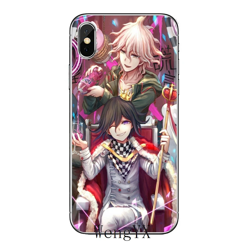 Мягкий чехол из ТПУ для Apple iPhone X XR XS Max 8 7 6s 6 plus SE 5c 5 4 Kokichi Ouma аниме аксессуары