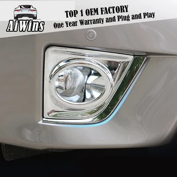 

Car stlying Chrome Front Bumper Fog Light foglight lamp cover Trim For 2014~2015 Corolla high quality chrome trim car styling