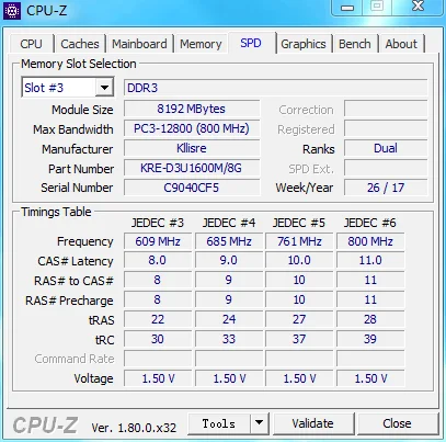 Kllisre DDR3 8 ГБ 4 ГБ памяти 1600 МГц 1333 240pin 1,5 V ОЗУ компьютера dimm 4GB 8GB