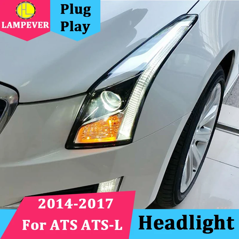 Car Front lamp for Cadillac ATSL Headlights 2014 2016 2017 ATS L ATS