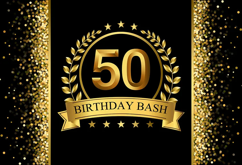 Vinyl Photography Background Adult Luxury 50th Birthday Party