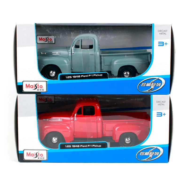 Maisto 1:25 Ford 1948 FORD F-1 PICKUP винтажные автомобили литая под давлением модель автомобиля игрушка Новинка в коробке Новое поступление 31935