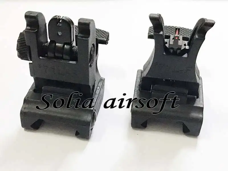 

Tactical 71L Set Folding Front & Rear Sight Set for Hunting Fit 1913 20mm Rail Hunting
