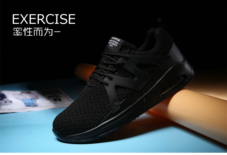 Новое поступление, теннисные туфли для мужчин, дышащая Спортивная обувь из сетчатого материала, мужские спортивные ботильоны, большие размеры 39-48