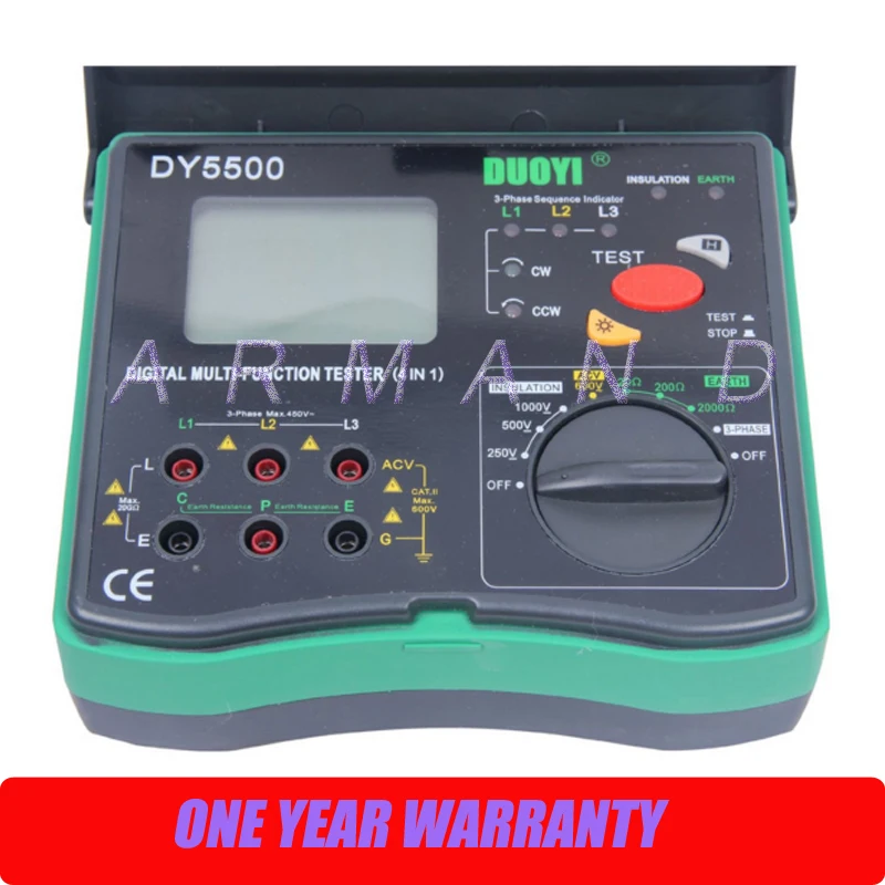 DY5500 Multi Function Testerin Resistance Meters from Tools on