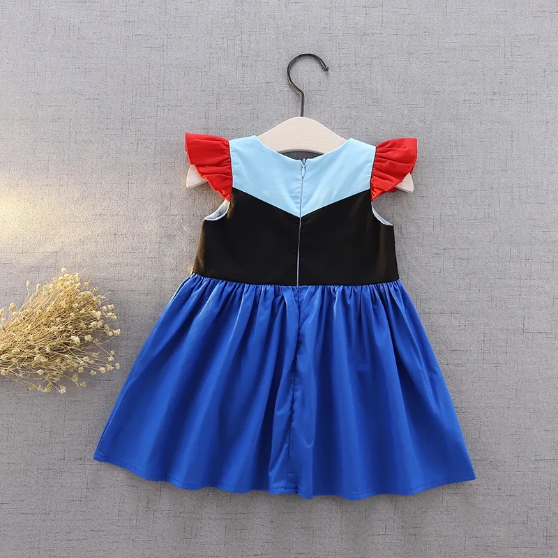 94-26-Cartoon Kids Princess Dresses for Girl