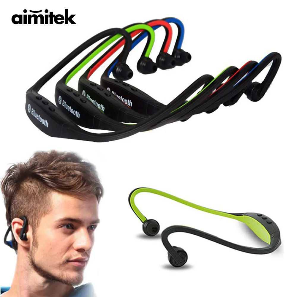 

Aimitek S9 Sport Bluetooth Headsets Neckband Stereo Wireless Music Earphones Handsfree Headphone with Mic for iOS Android Phones