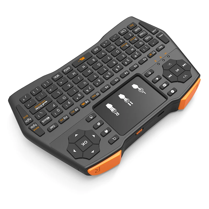 Russian English 2.4GHz Wireless Mini Keyboard Air Mouse Remote Control