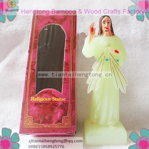 (2pieces per lot) cheap plastic grow in the dark luminous religious