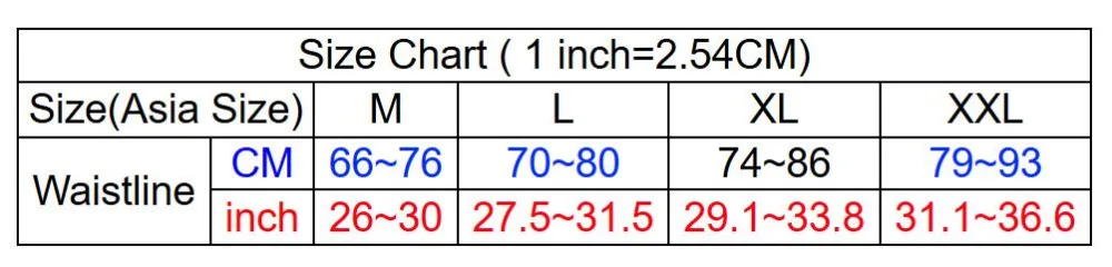 BJLG size chart