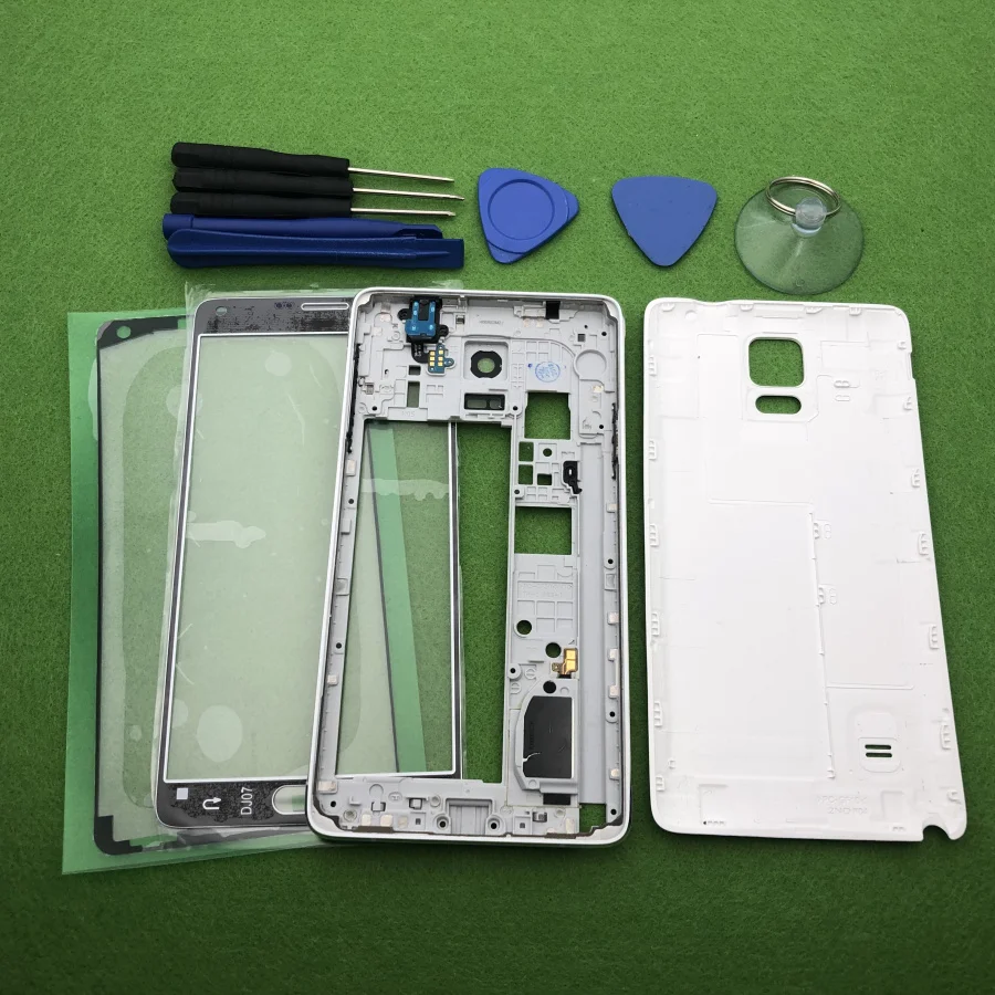 Для Samsung Galaxy Note 4 N910 N910F N910A N910C полный корпус ободок средняя рамка задняя крышка +