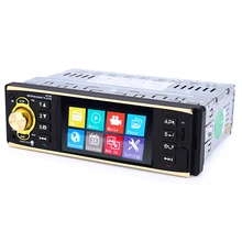 4019B 1 Din Car MP5 Player MP3 Car Multimedia Player Stereo Audio Video FM Radio Transmitter Bluetooth Rear View Camera 4.1Inch