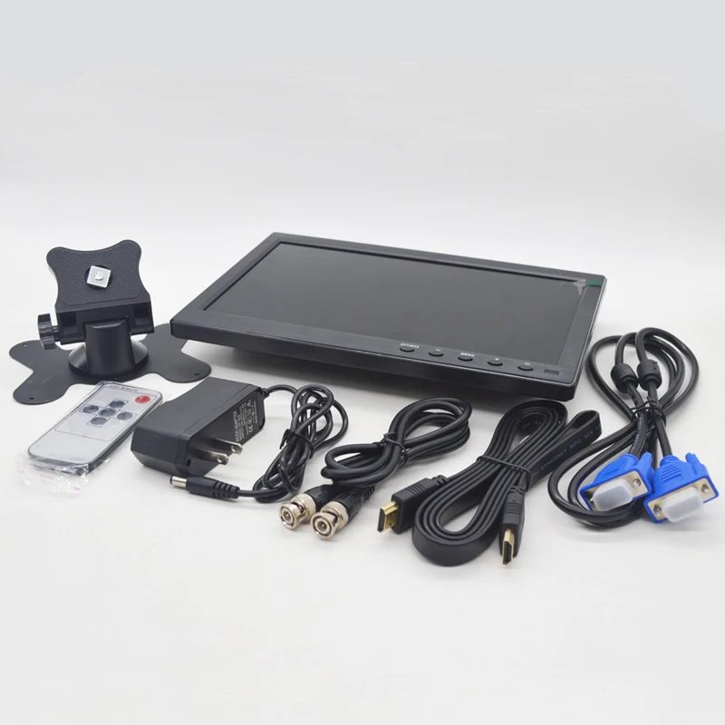  10.1 Inch Lcd Monitor Car Mp5 Player Display Color Screen Ps3 Ps4 Xbox Pc Gaming Reverse Camera Hd 