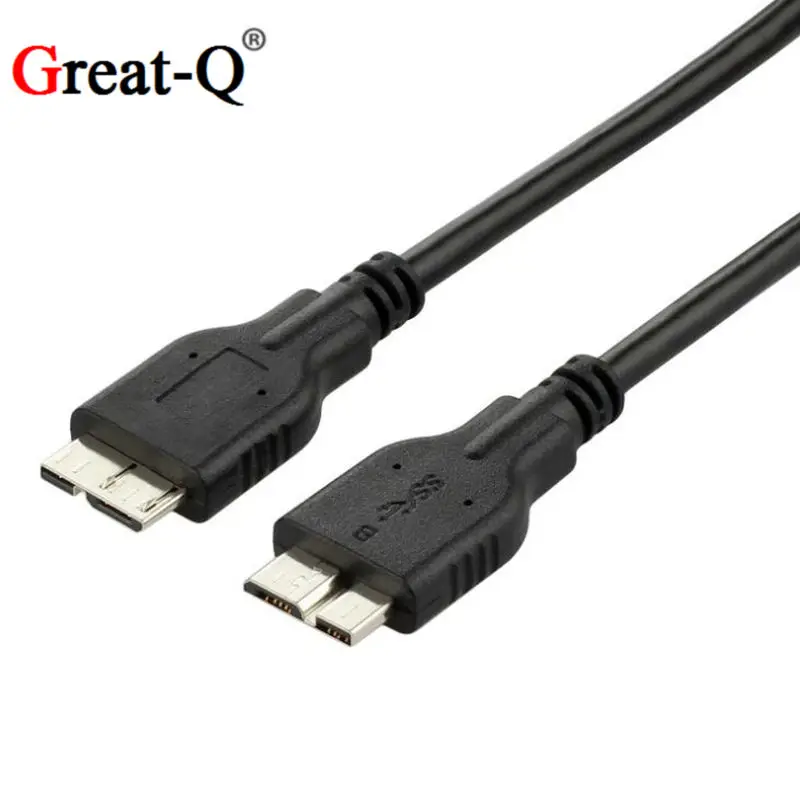 

Great-Q USB3.0 micro B male to male OTG cable cord 0.5m