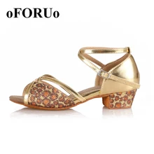 3,5 м обувь для танцев на низком каблуке для взрослых девочек и детей, женская обувь для сальсы, латинских танцев, бальных танцев, обувь для танцев, Размер 24~ 40 SR006