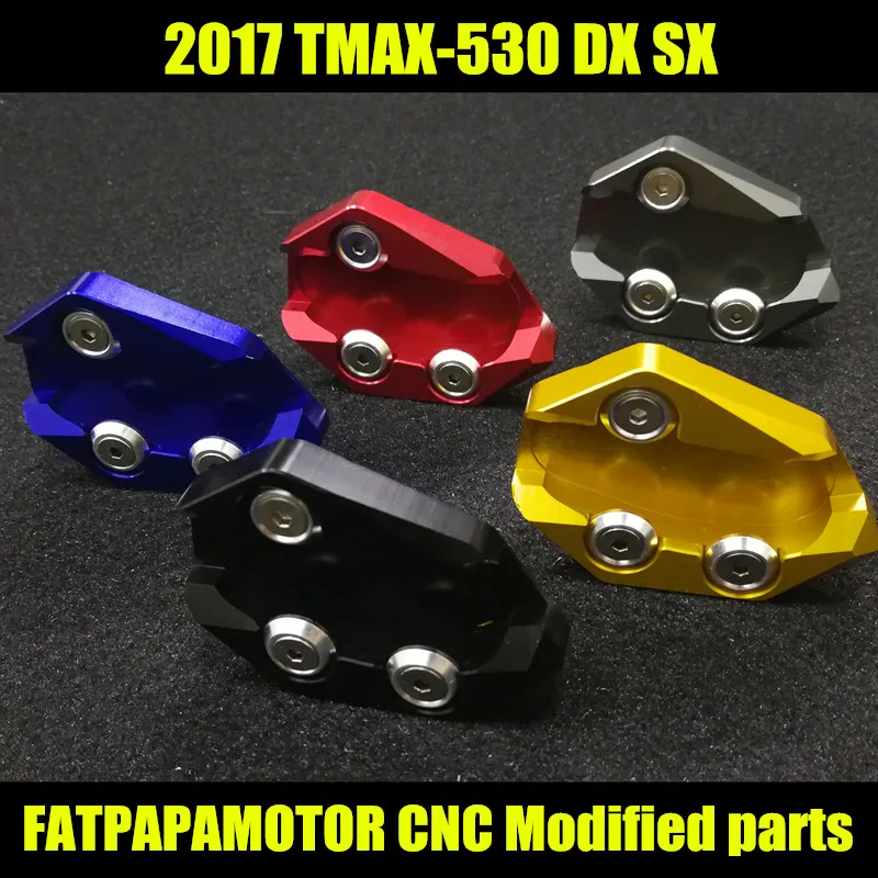 T-Max 530 Moto Cavalletto Piede Laterale Del Basamento Di Estensione Pad Piastra Di Supporto Per Yamaha Tmax530 Ds Xs Tmax 530 2017 2018