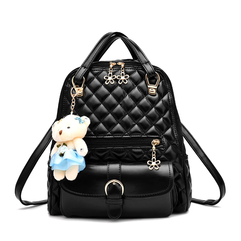 Shoulders bag 2016 new tide female backpack spring summer new students fashion casual flower petals zipper