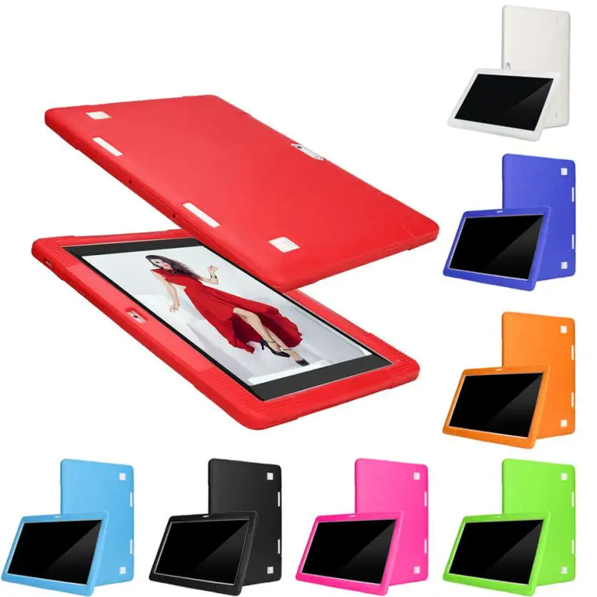

Carprie New Universal Silicone Cover Case For 10 10.1 Inch Android Tablet PC 18Mar22 Drop Ship F