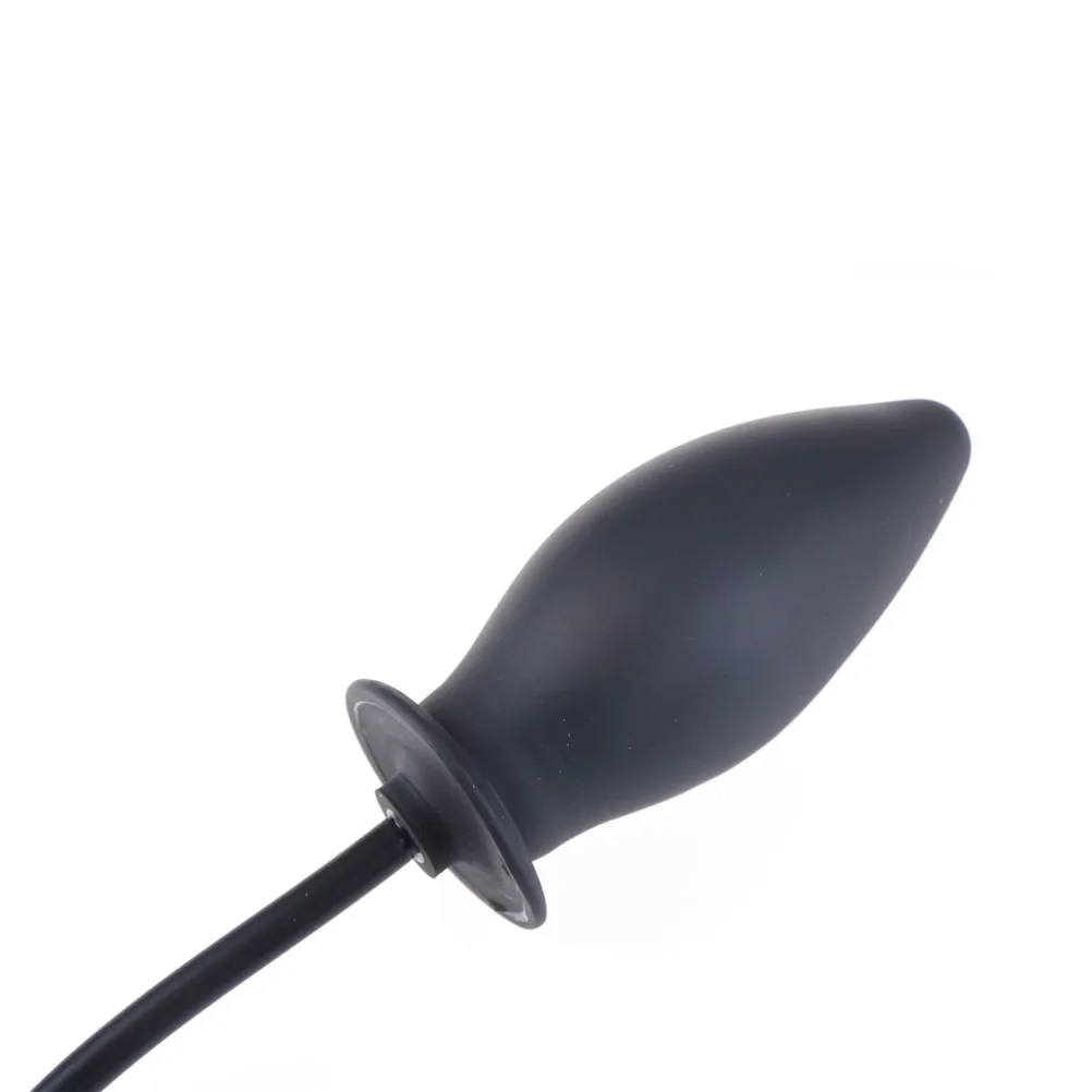 Black Silicone Inflatable Air Bag Backyard Massager Passionate Party Favor party toys