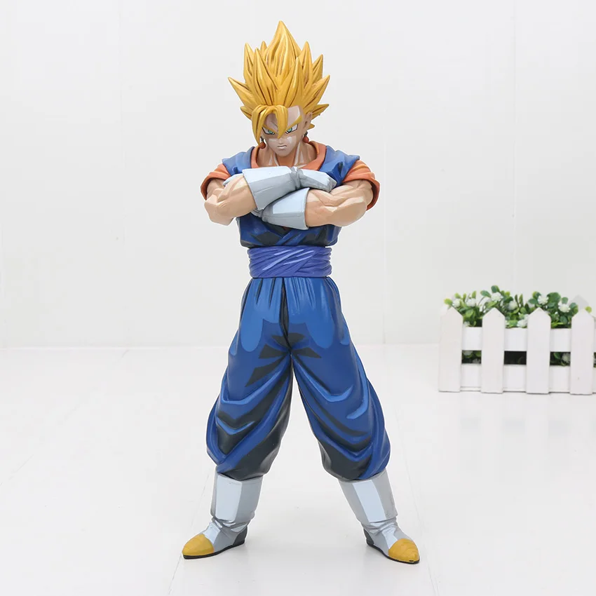 26 см Dragon ball Z фигурка MSP Master Stars Piece Vegeta Trunks vegetto Сон Гоку черный шоколад ГОКу ПВХ фигурка игрушка - Цвет: cartoon vegetto bag