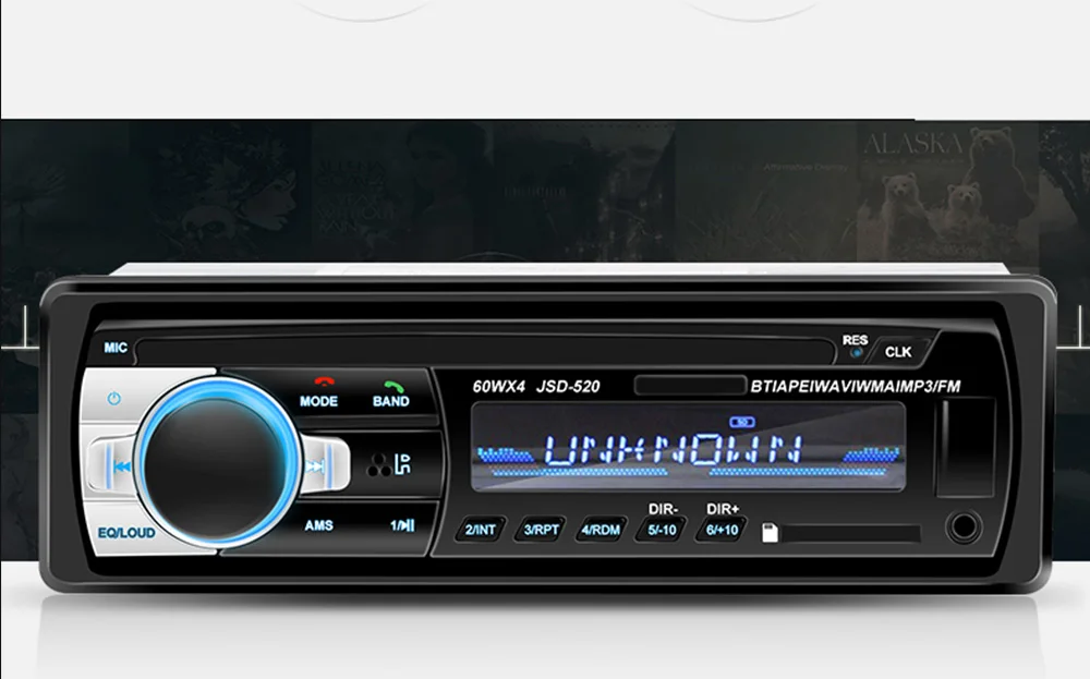 Bluetooth Autoradio 12V Car Stereo Radio FM Aux-IN Input Receiver SD USB In-dash 1 din Car MP3 Multimedia Player