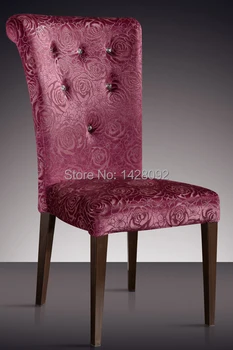 

European and American style comfortable upholstered dining chair LQ-L8854