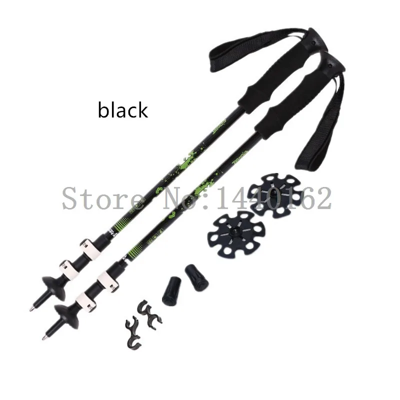 TP004  7075 Aluminum alloy trekking poles Telescopic nordic walking (14)