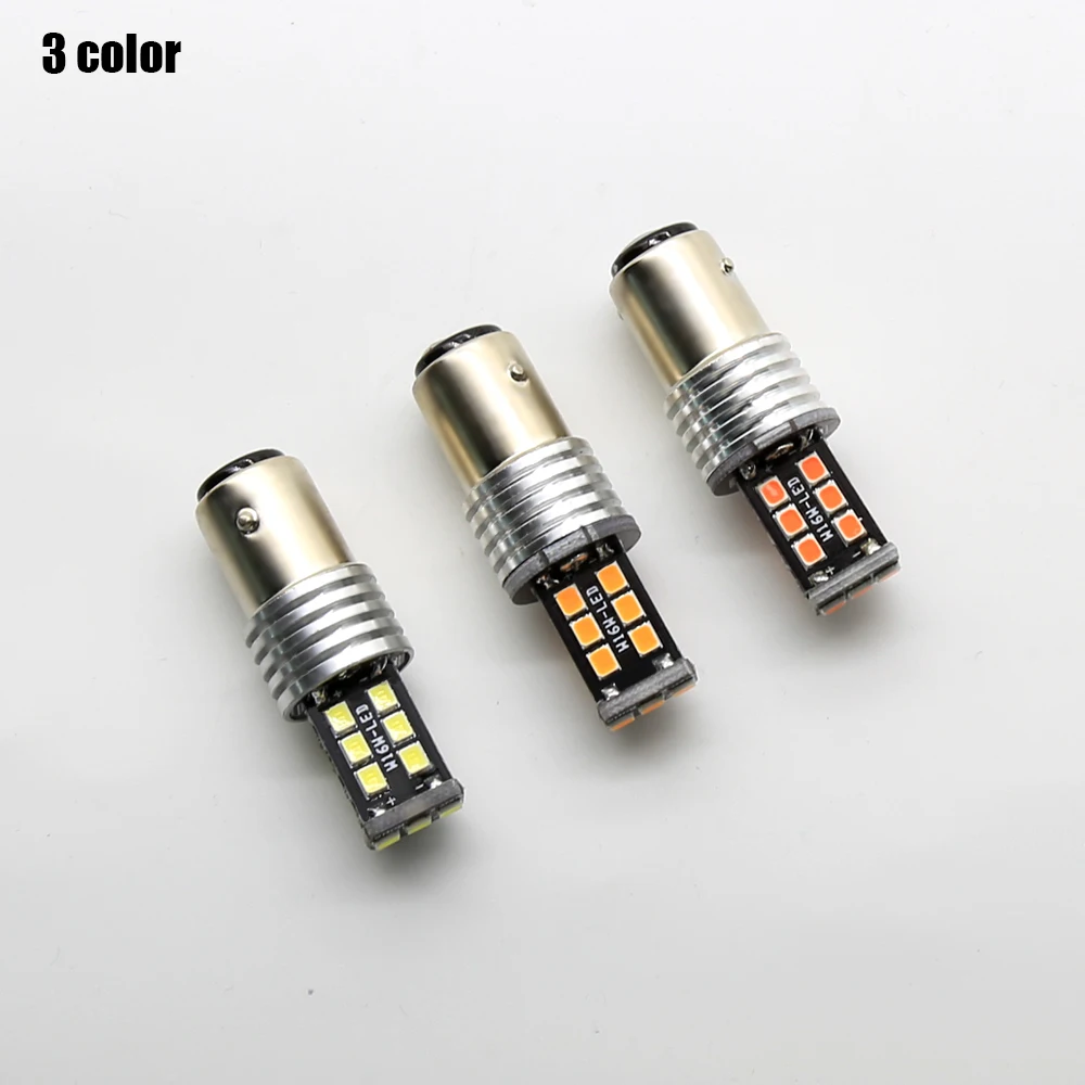 EURS 10 шт. Автомобильный светодиодный 12 В Авто 1157/BAY15D S25 15SMD 2835 Светодиодный красный
