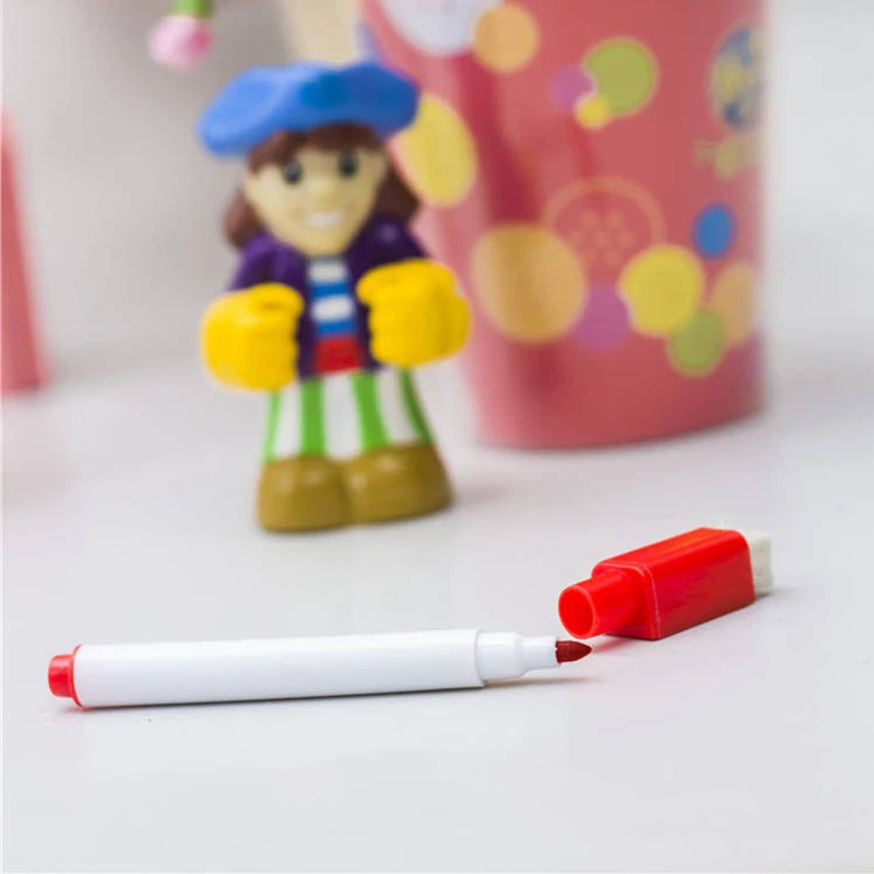 Whiteboard Pens True Colorful Ink Repeated Filling Easy Erase Kids Stationery Gift WP02