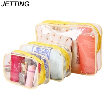 

Jelly Plastic Transparent Organizer bags Cosmetic Bags Makeup Casual Travel Waterproof Toiletry Wash Bathing Storage bag