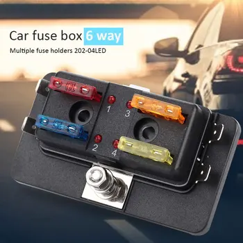 

Vehemo LED Car Fuse Box Replacement Premium Socket Spare Engine Compartment for Electronics Pin Relay Block Holder Kit