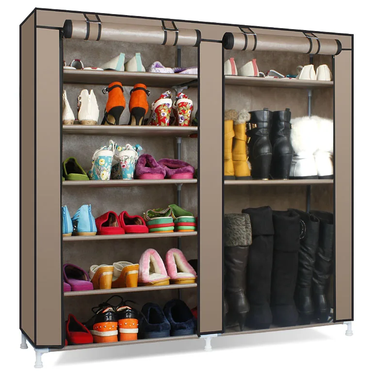National Double Shoe Storage Cabinet Combination Of Cloth