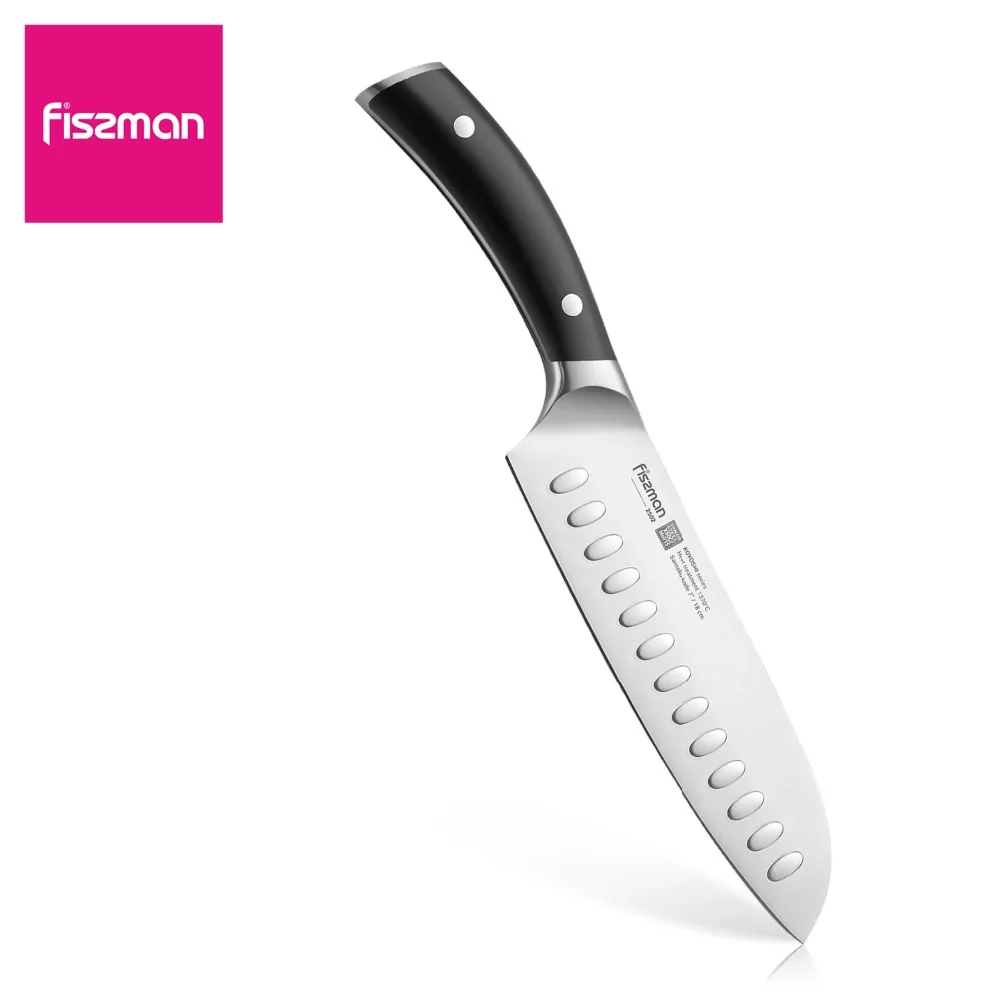 Нож FISSMAN Santoku KOYOSHI серии высокоэффективные кухонные ножи из немецкой стали