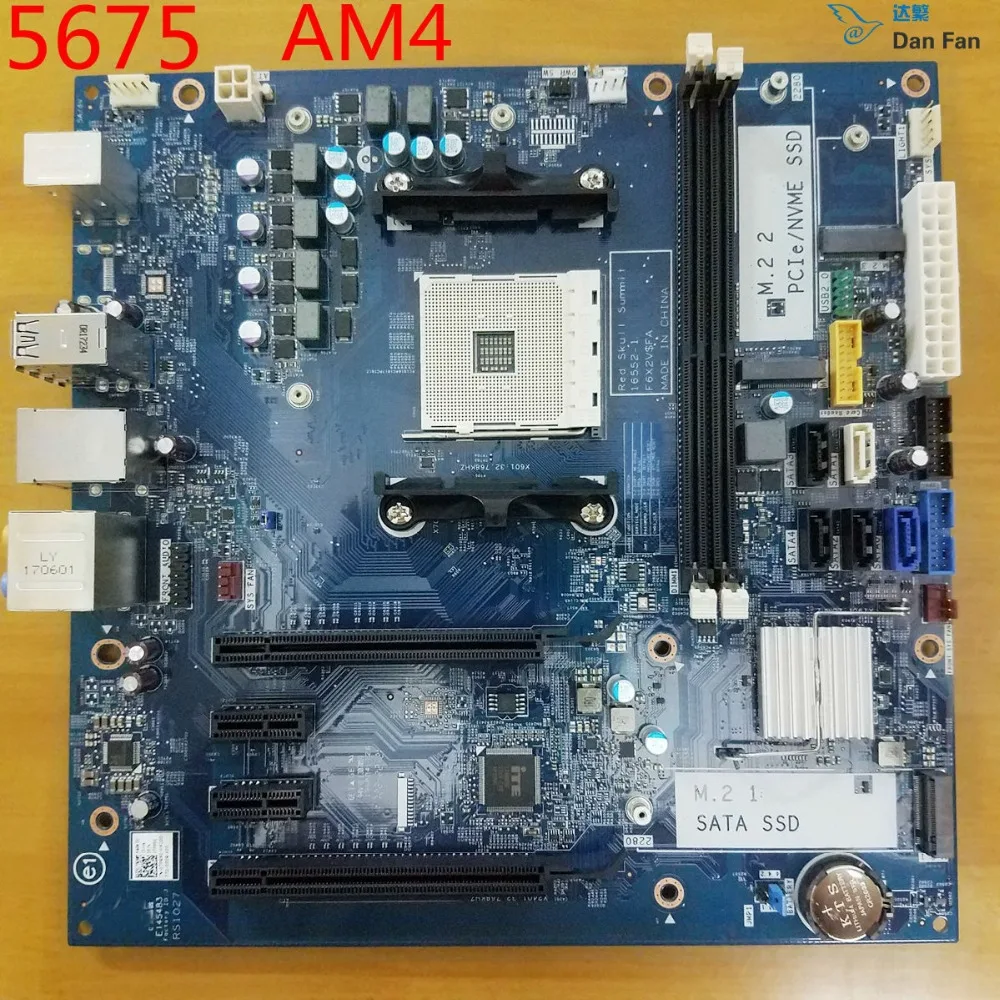 

For DELL Inspiron MAX 5675 Desktop Motherboard AM4 X370 DDR4 16552-1 F6X2V$FA Mainboard 100%tested fully work