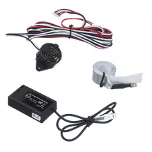 Trasporto libero auto sensore di parcheggio elettromagnetico senza fori devono, facile da installare, parcheggio radar, guardia Paraurti posteriore-up sensore di parcheggio