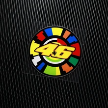 NO TL023 46 Rossi F1 Adesivo Reflective Car Sticker Decals Motorcycle Racing Stickers auto sticker font