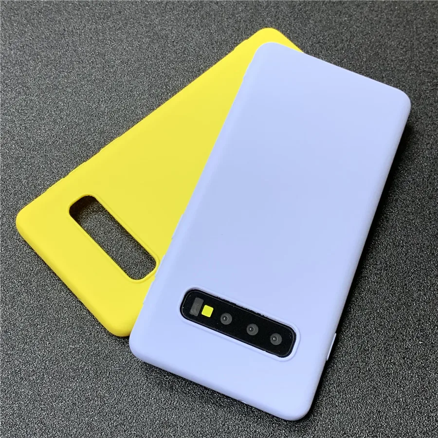 

Matte Candy TPU Case For Samsung Galaxy S10 Lite S8 S9 Plus Note 9 8 5 A7 2018 S6 S7 Edge J3 J5 J7 2016 2017 J4+ J6 EU A6 A8