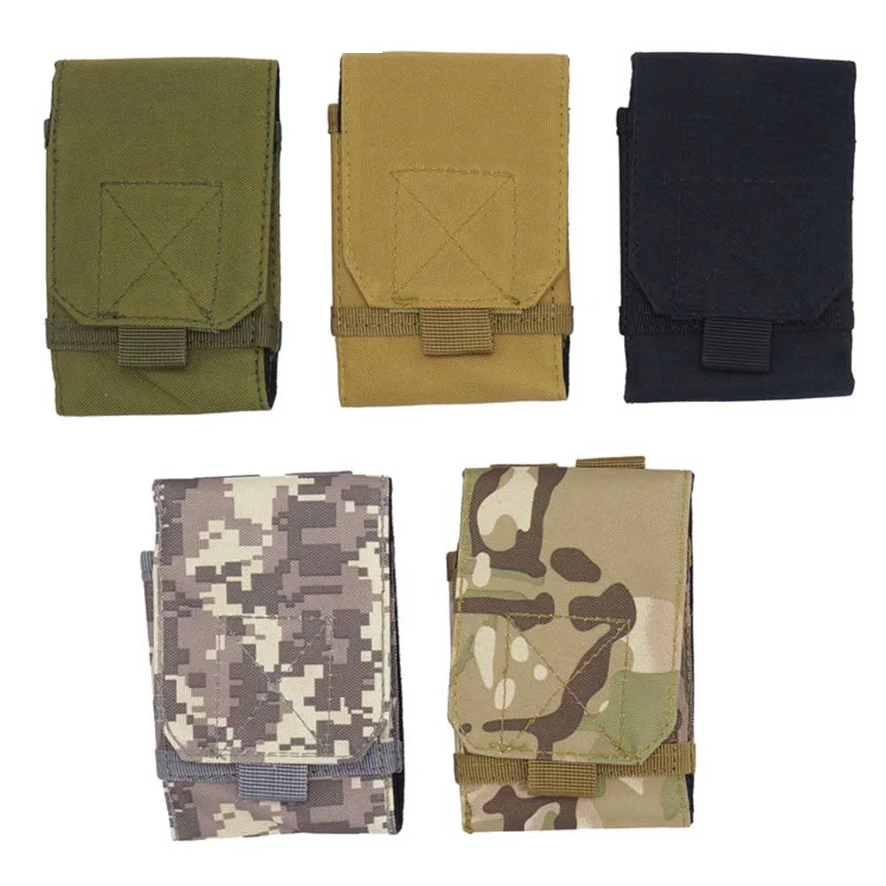 KF/_ Multifunction Oxford Cloth Outdoor Sports Hook Loop Waist Bag Belt Pouch C