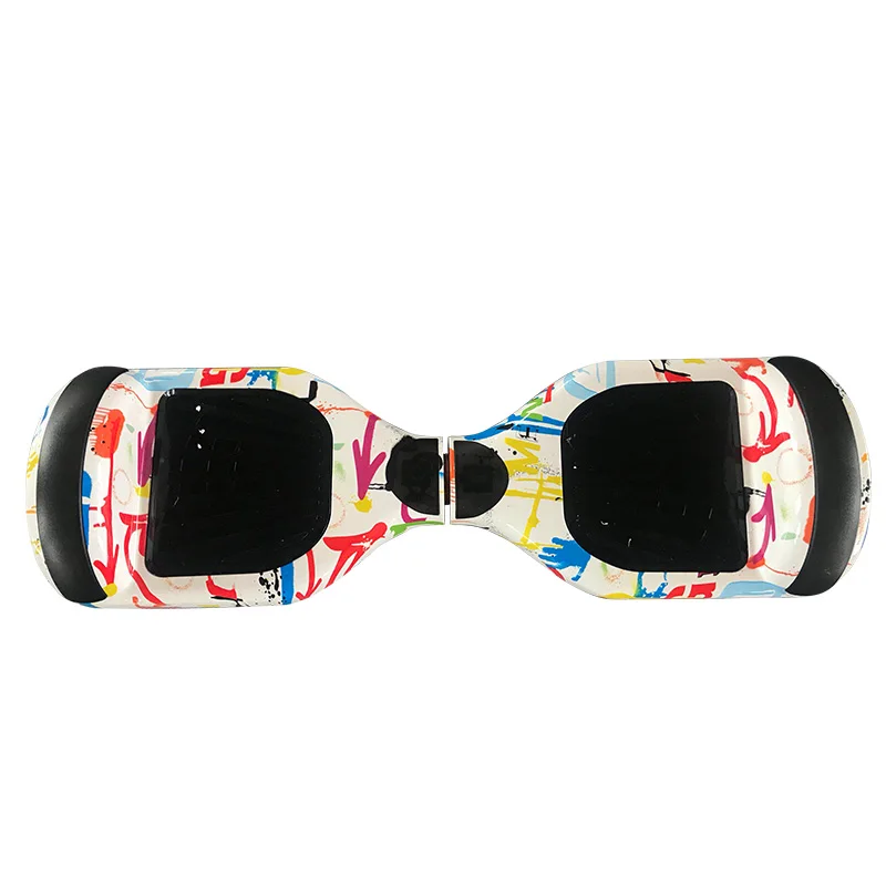 SUPERTEFF 6.5 inch graffiti self balance LED wheel high quality scooter with bluetooth speaker carry bag and remote controller